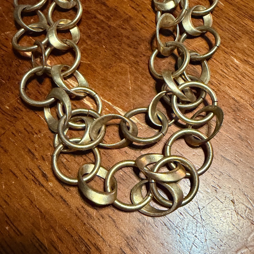 Source Unknown Bold Gold Necklace View 2